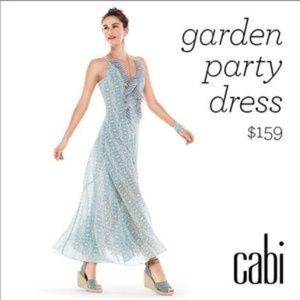 Cabi Garden Party Maxi Dress Size 2